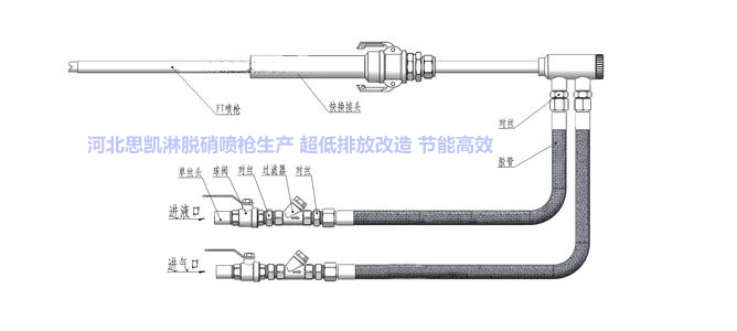 脫硝噴槍接法：進氣進液口接反會有哪些問題